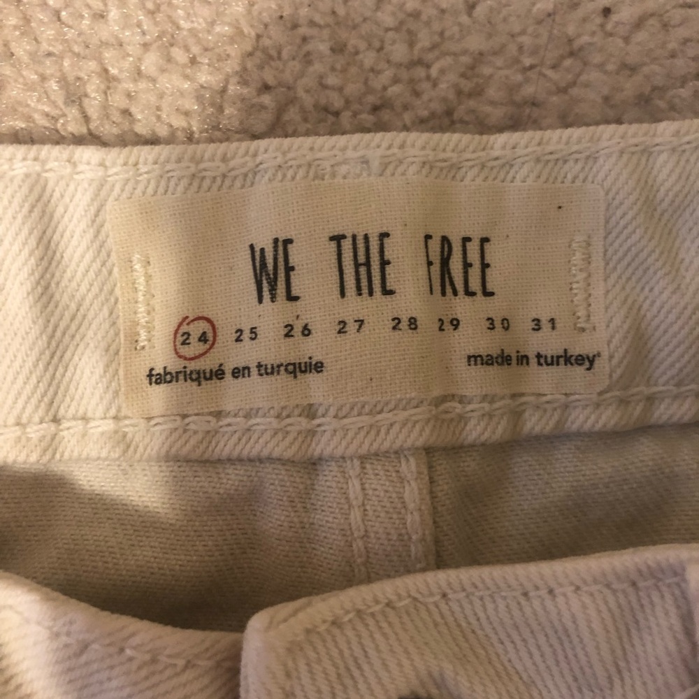 Free People White Denim Skirt - Picture 3 of 3